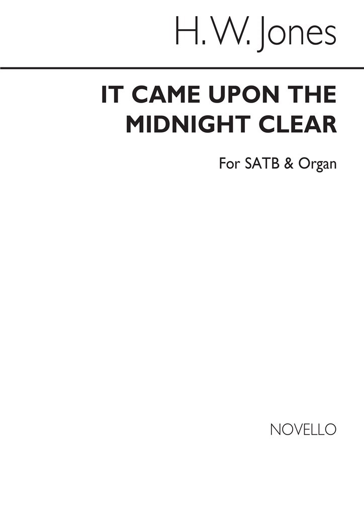 H.W It Came Upon The Midnight Clear Satb/Org